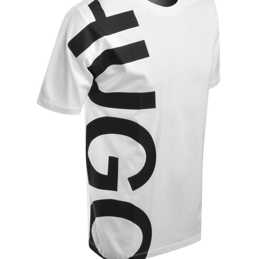 Alternative Image for ProductHUGO Daws 211 Crew Neck Short Sleeve T Shirt White3